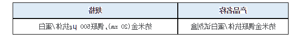 纳米金偶联蛋白试剂盒 纳米金偶联蛋白试剂盒