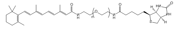 Biotin-PEG-Tretinoin 生物素-聚乙二醇-全反式维甲酸 Biotin-PEG-Tretinoin 生物素-聚乙二醇-全反式维甲酸