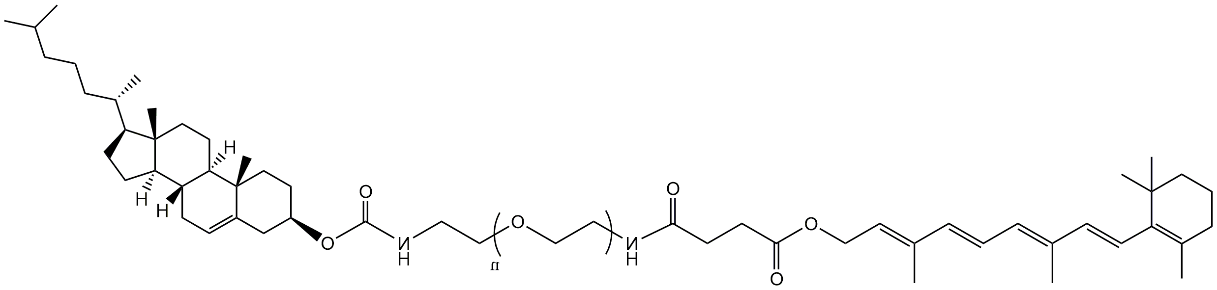 Cholesterol-PEG-Retinol，胆固醇修饰PEG视黄醇
