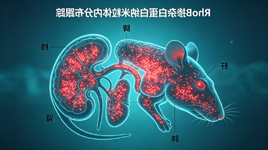 RhoB 掺杂白蛋白纳米粒在体内分布跟踪