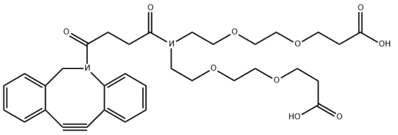  N-二苯并环辛炔-N-双(聚乙二醇2-羧酸) 